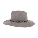 KP017 C.C Brand Bris Rhinestone Bugle Bead Panama Hat - MiMi Wholesale