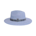 KPC0001 Winnie Aztec Beads Trim Band Panama Hat - MiMi Wholesale