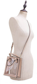 KS25734CL Elina Square Clear Crossbody Bag - MiMi Wholesale