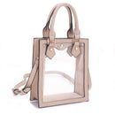 KS25734CL Elina Square Clear Crossbody Bag - MiMi Wholesale