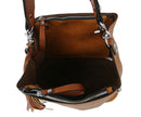 LD1431-1W 2-in-1 Double Tassel Soft Shoulder Bag w/ Wallet - MiMi Wholesale