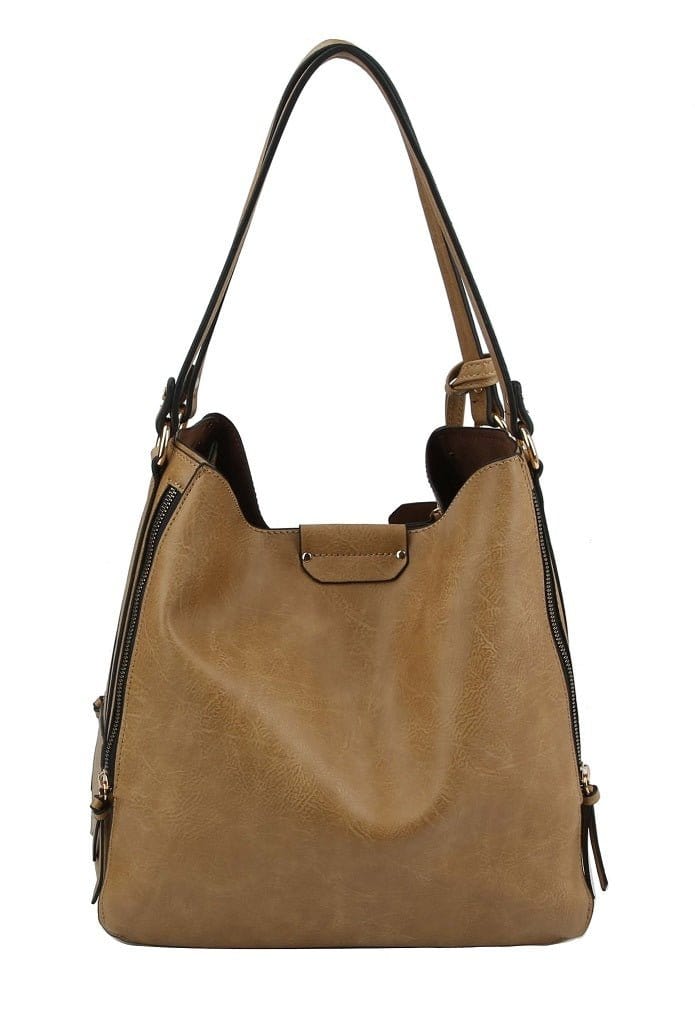 LD144-1 3-in-1 Hobo Shoulder Bag/Crossbody - MiMi Wholesale