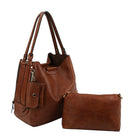 LD144-1 3-in-1 Hobo Shoulder Bag/Crossbody - MiMi Wholesale