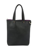 LD153 Smooth Textured Tote Bag With Pattern Strap - MiMi Wholesale