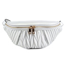 LF4105A Monogrammable Matelassé Fanny Pack - MiMi Wholesale