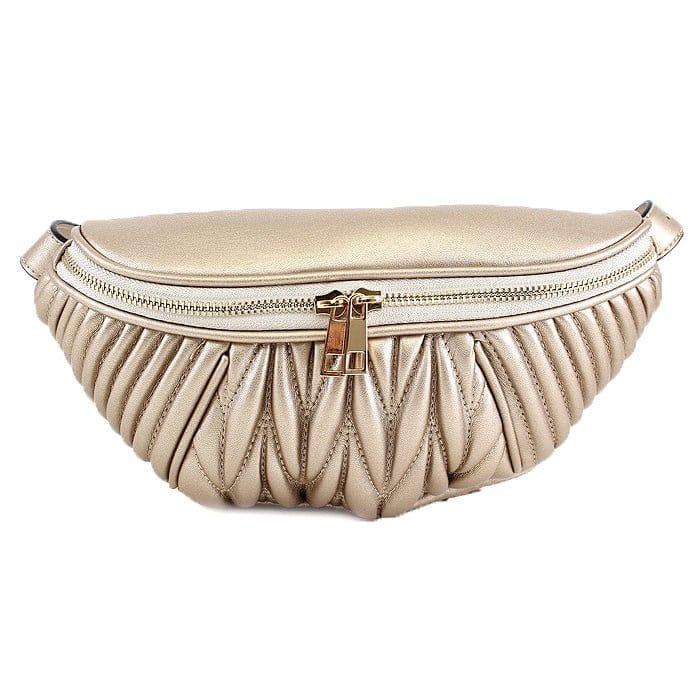 LF4105A Monogrammable Matelassé Fanny Pack - MiMi Wholesale