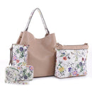 LF5090AT Floral Monogrammable Three-in-One Shoulder Bag/Crossbody/Wallet - MiMi Wholesale