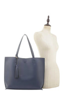 LF5091S Monogrammable Reversible Bag-in-a-Bag w/ Tassel - MiMi Wholesale