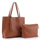 LF5091S Monogrammable Reversible Bag-in-a-Bag w/ Tassel - MiMi Wholesale