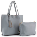 LF5091S Monogrammable Reversible Bag-in-a-Bag w/ Tassel - MiMi Wholesale