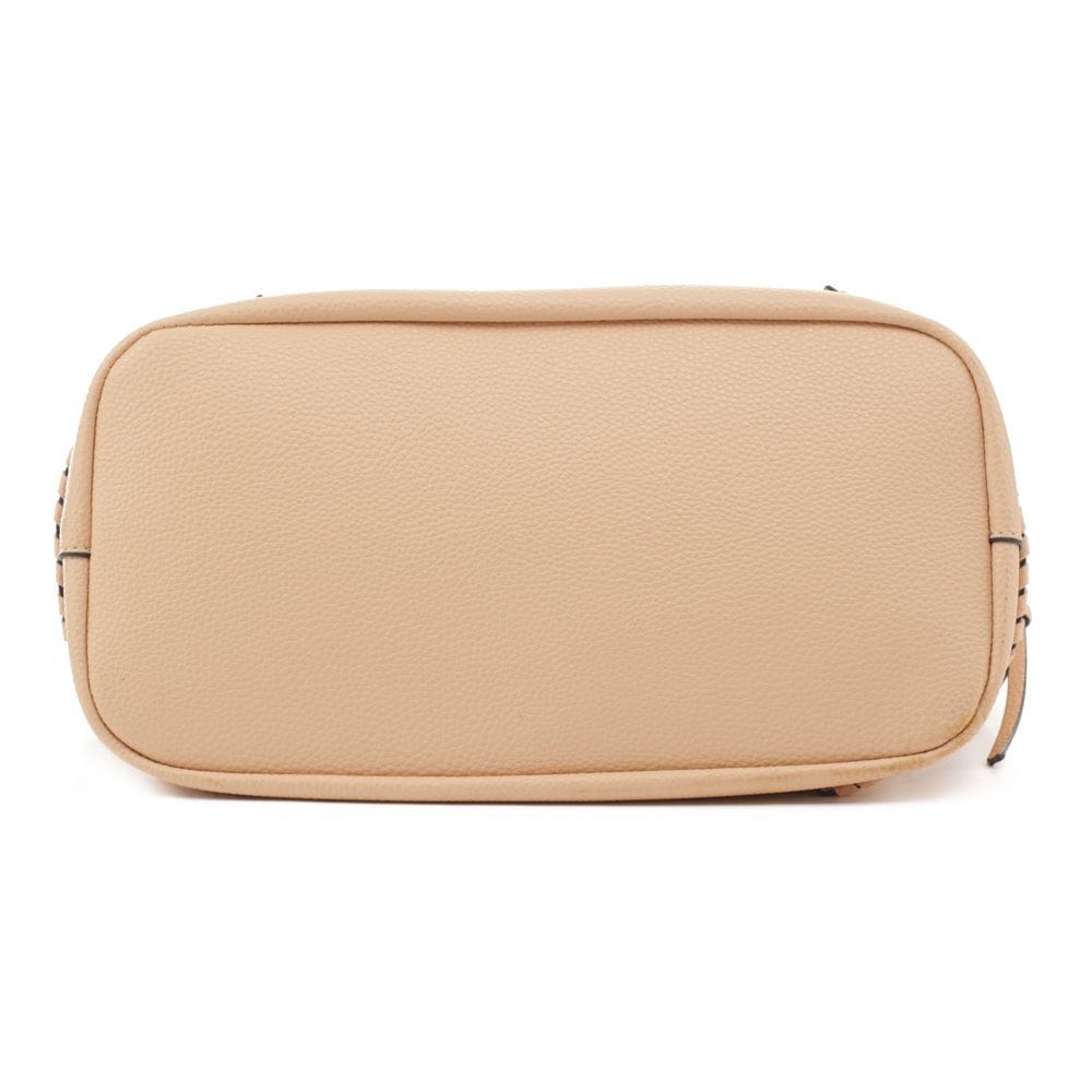 LF5118S Braided Handle Whipstitch 2-in1 Shoulder Bag/Crossbody - MiMi Wholesale