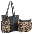 LF6414LT Cheetah Print 3-in-1 Shoulder Bag/Crossbody/Wallet - MiMi Wholesale