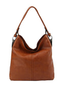 LHL001-2 Side Metal Accent Hobo Bag - MiMi Wholesale