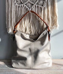 LHL001-2 Side Metal Accent Hobo Bag - MiMi Wholesale