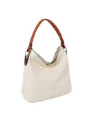 LHL001-2 Side Metal Accent Hobo Bag - MiMi Wholesale
