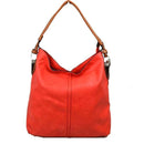 LHL001-2 Side Metal Accent Hobo Bag - MiMi Wholesale