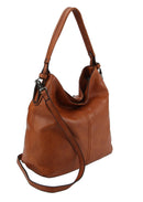 LHL001-2 Side Metal Accent Hobo Bag - MiMi Wholesale