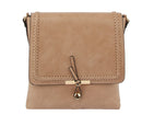 LHU238-2C Braided Stitch Flapover Crossbody Bag - MiMi Wholesale