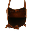 LHU352 Meg Whip Stich Trim Tote 2 in 1 - MiMi Wholesale