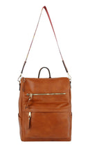 LHU361 Multi Pocket Convertible Backpack w/ Strap - MiMi Wholesale