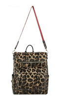 LHU361 Multi Pocket Convertible Backpack w/ Strap - MiMi Wholesale
