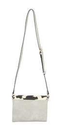 LHU404 Cow Pattern Fashion Flap Crossbody Bag - MiMi Wholesale