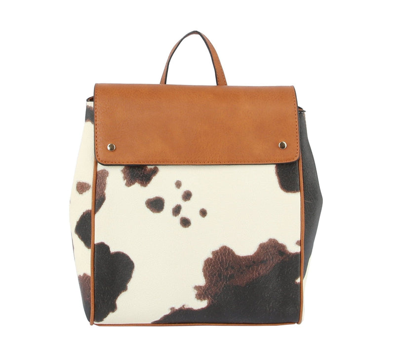 LHU415 Convertible Animal Pattern Fashion Backpack - MiMi Wholesale