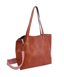 LHU420 Aztec Tribal Guitar Strap 2-in-1 Shopper Tote Bag - MiMi Wholesale