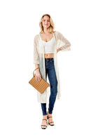 LOA305 Summer Straw Clutch/Crossbody - MiMi Wholesale