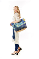 LOA320 Starry Night Beach Tote - MiMi Wholesale