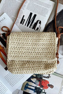 LOA413 Zoya Straw Weaved Crossbody Bag - MiMi Wholesale