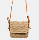 LOA413 Zoya Straw Weaved Crossbody Bag - MiMi Wholesale