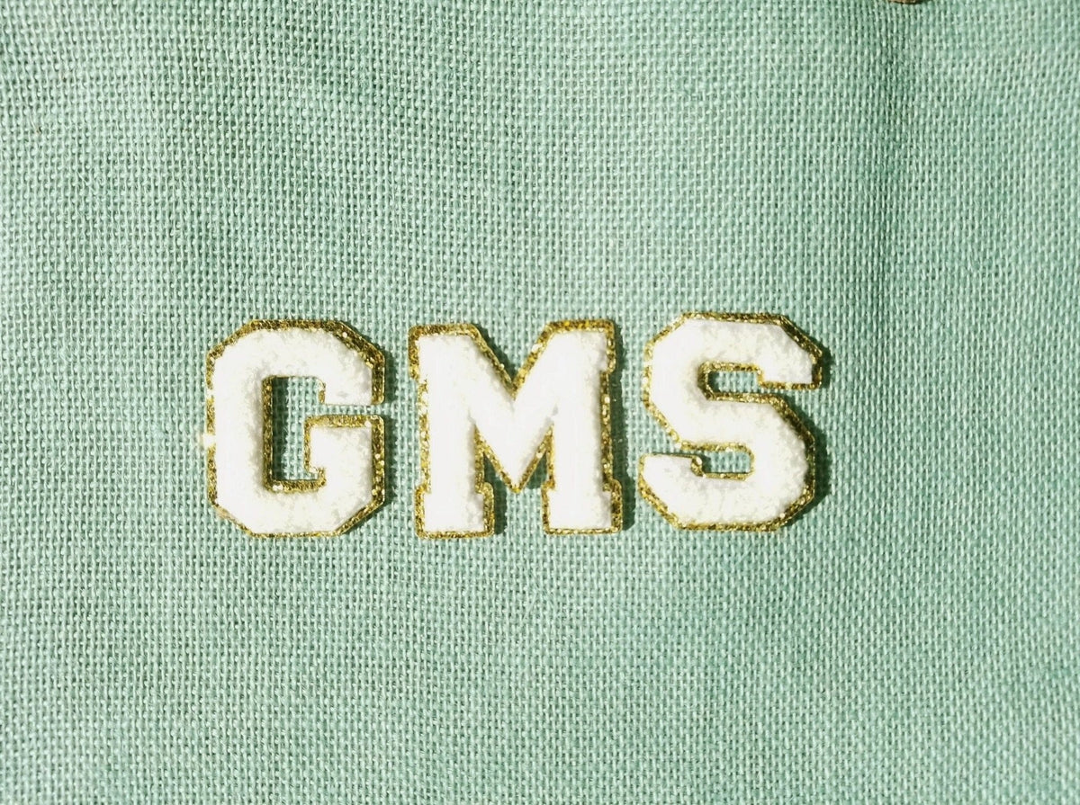 LP001 26 Pieces Iron-on Chenille Varsity Letter Patches - MiMi Wholesale