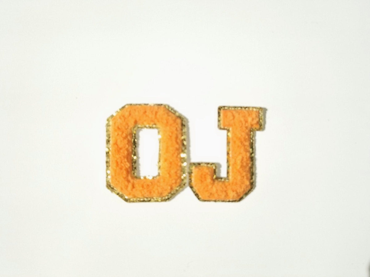 LP001 26 Pieces Iron-on Chenille Varsity Letter Patches - MiMi Wholesale