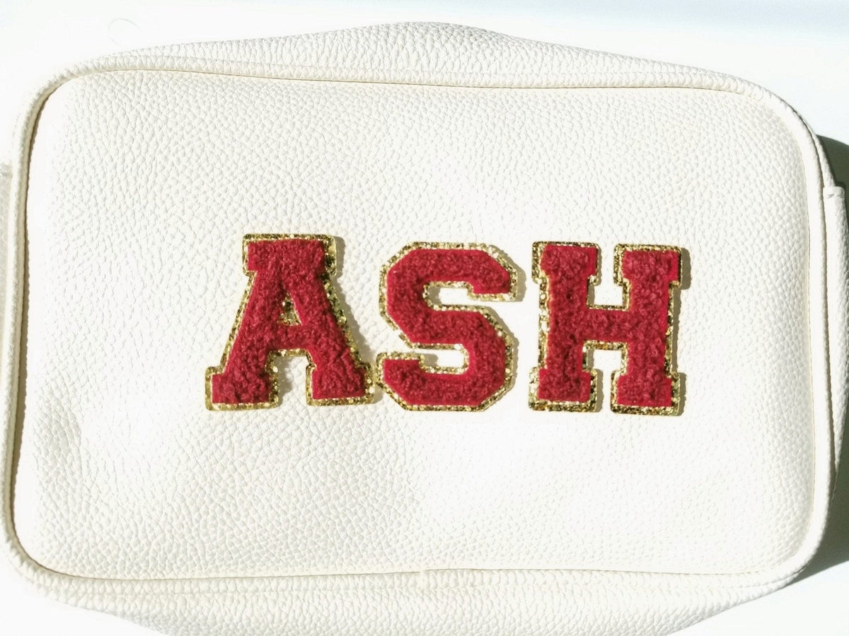 LP001 26 Pieces Iron-on Chenille Varsity Letter Patches - MiMi Wholesale