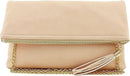 LP048 Pamela Envelope Zipper Clutch/Crossbody With Tassel - MiMi Wholesale
