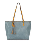 LQ306 Sandra Tote Bag With Tassel - MiMi Wholesale