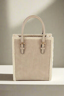 LQ327 Bianca Sherpa Lined Mini Tote/Satchel - MiMi Wholesale