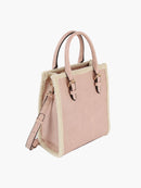 LQ327 Bianca Sherpa Lined Mini Tote/Satchel - MiMi Wholesale