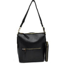 LQF034 Whipstitch Handle Shoulder Bag With Wallet - MiMi Wholesale