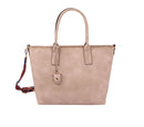 LSD148 Stitch Accent Tote w/ Guitar Strap - MiMi Wholesale