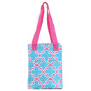 LT11-708 Quatrefoil Print Lunch Tote Bag - MiMi Wholesale