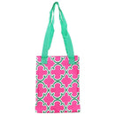 LT11-708 Quatrefoil Print Lunch Tote Bag - MiMi Wholesale