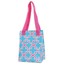 LT11-708 Quatrefoil Print Lunch Tote Bag - MiMi Wholesale