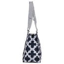 LT11-708 Quatrefoil Print Lunch Tote Bag - MiMi Wholesale