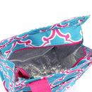 LT11-708 Quatrefoil Print Lunch Tote Bag - MiMi Wholesale
