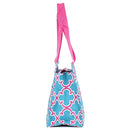 LT11-708 Quatrefoil Print Lunch Tote Bag - MiMi Wholesale