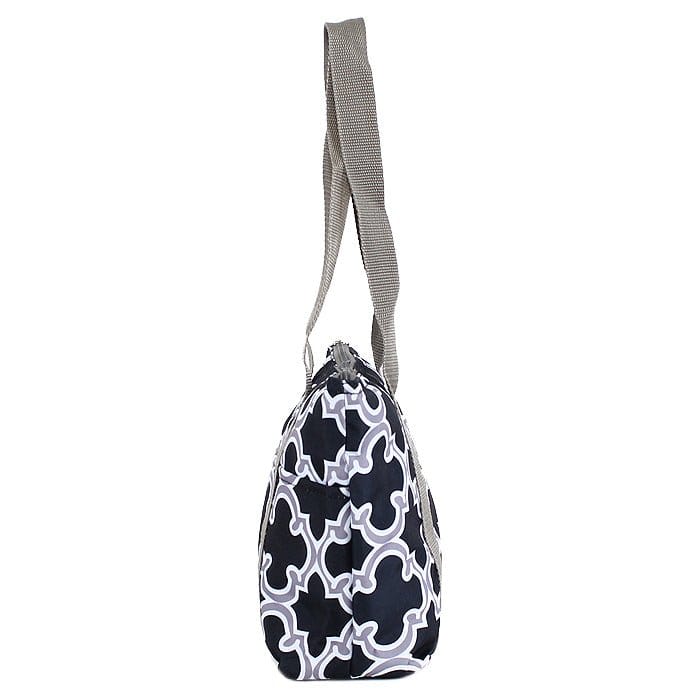 LT15-708 Quatrefoil Print Lunch Bag/Cooler - MiMi Wholesale