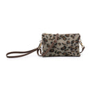 M013 Animal 3 Compartments Crossbody Bag - MiMi Wholesale