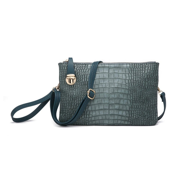 M1613SC Crocodile Crossbody/Clutch - MiMi Wholesale